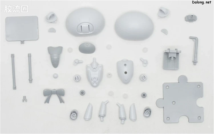 钢普拉Build 综合 HG PETIT'GGUY  小熊霸 格拉汉姆 白色&标语牌 - 图片